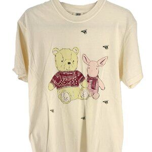Comfort Colors Winnie the Pooh Piglet Cottagecore Graphic Tee Girl Cozy W180